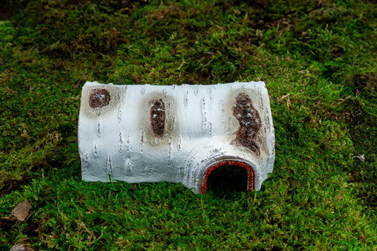 Aspen Log Crested Gecko Hide