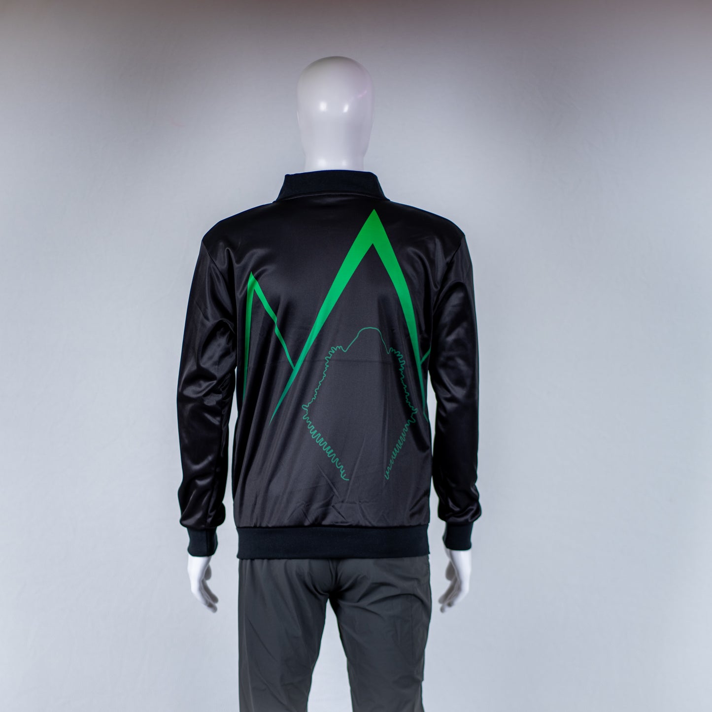 Altitude Exotics All-Over Logo Print Lightweight Bomber Jacket